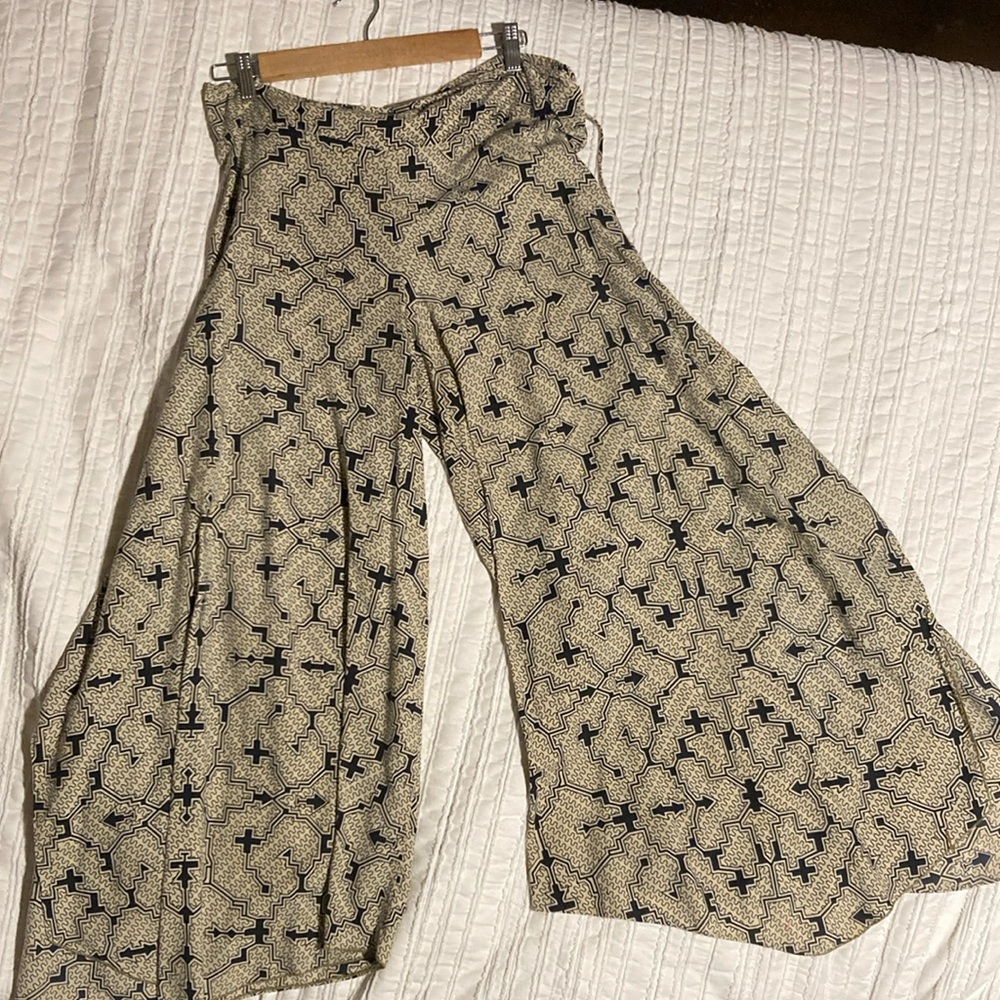 Shipibo wide leg festival pants